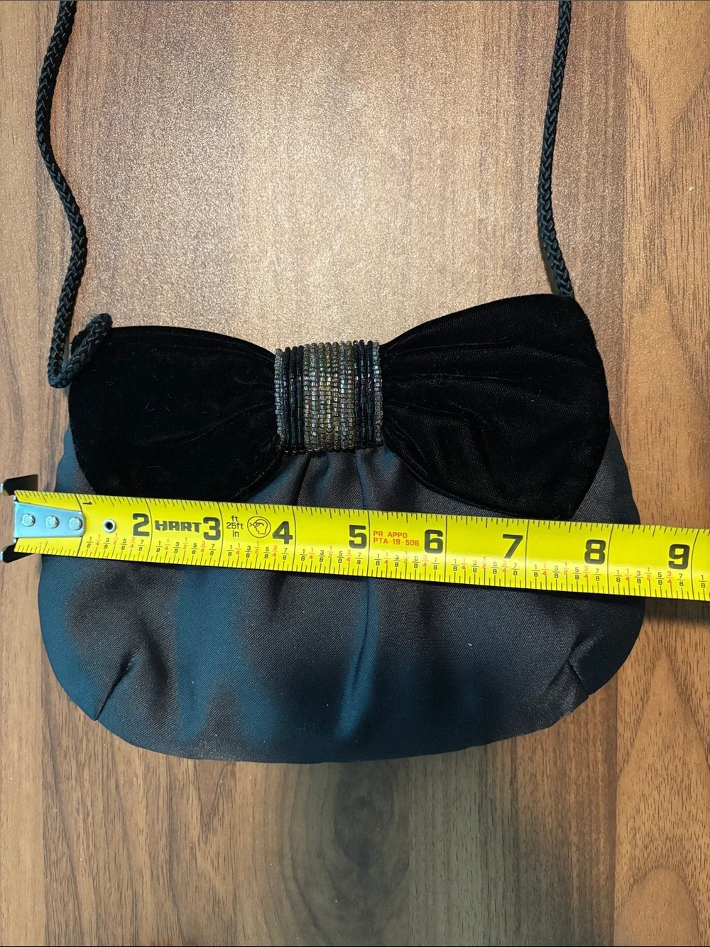 Vintage Avon Black Bow Bag